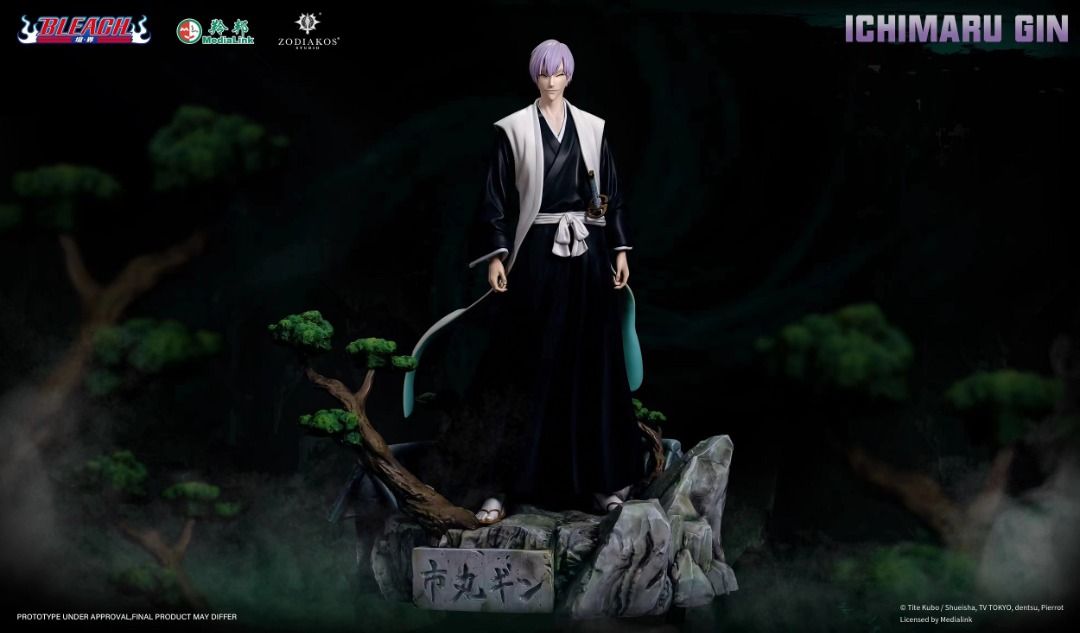 [PO] Zodiakos Studio Bleach Ichimaru Gin (Licensed) Figure Statue