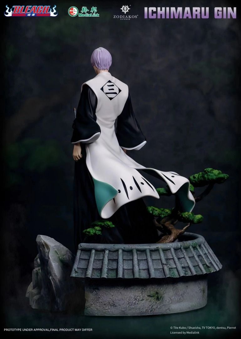 [PO] Zodiakos Studio Bleach Ichimaru Gin (Licensed) Figure Statue