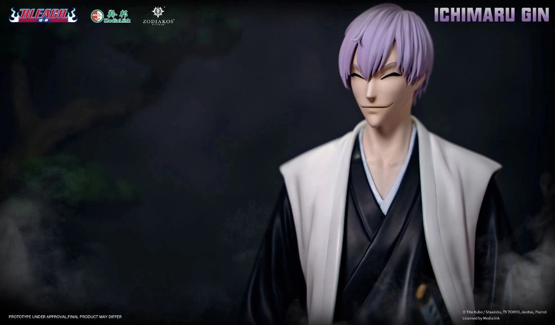 [PO] Zodiakos Studio Bleach Ichimaru Gin (Licensed) Figure Statue