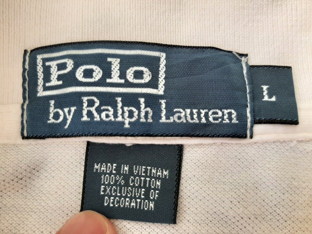 Polo Ralph Lauren Color Cream, Men's Fashion, Tops & Sets, Tshirts & Polo  Shirts on Carousell