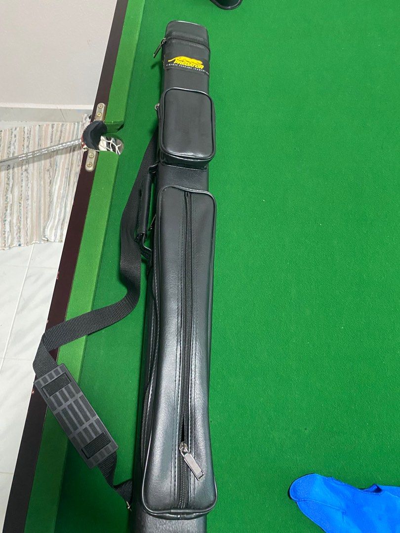 Pool Queue Bag Mit Handtuch - Tragetasche Für Billard-Queues Mit Verstellbarem Schultergurt