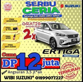 PROMO AKHIR TAHUN SUZUKI NEW ERTIGA
