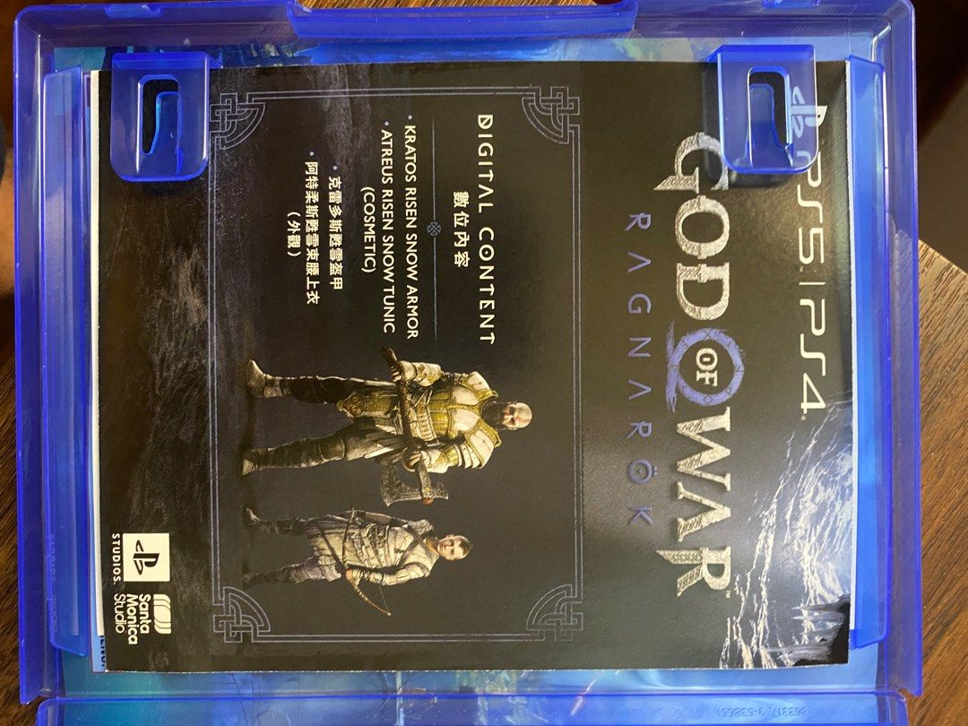PS5 Disc God Of War Ragnarok, Video Gaming, Video Games, PlayStation