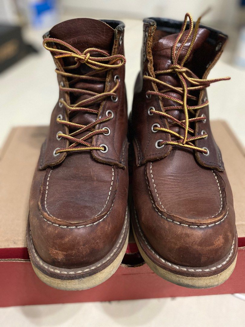 Red wing boots made in usa us9, Men's Fashion, Footwear, Boots on Carousell