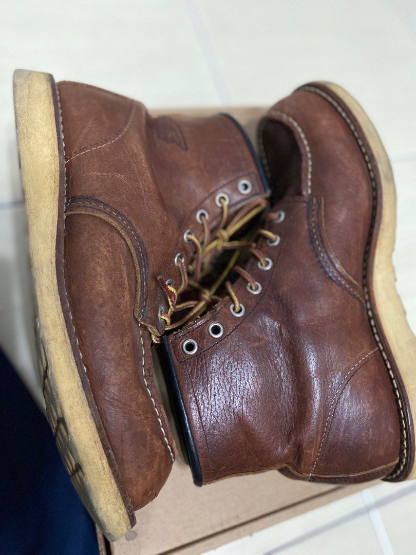 Red wing boots made in usa us9, Men's Fashion, Footwear, Boots on Carousell