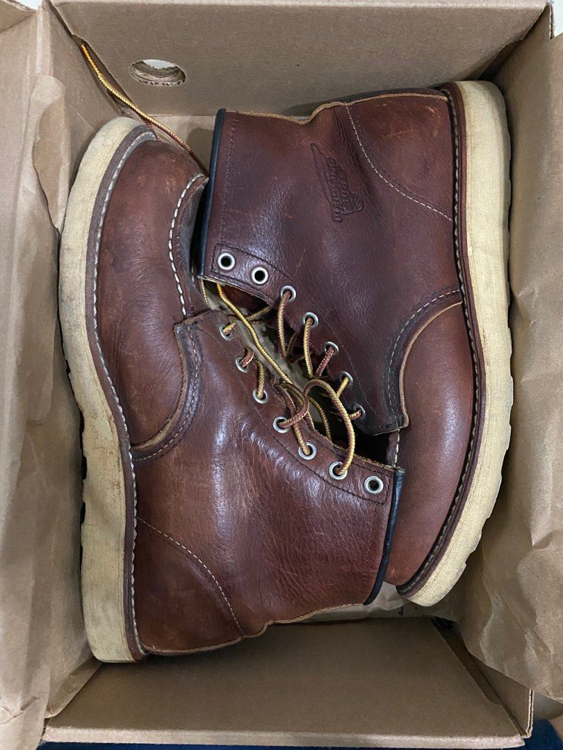 Red wing boots made in usa us9, Men's Fashion, Footwear, Boots on Carousell