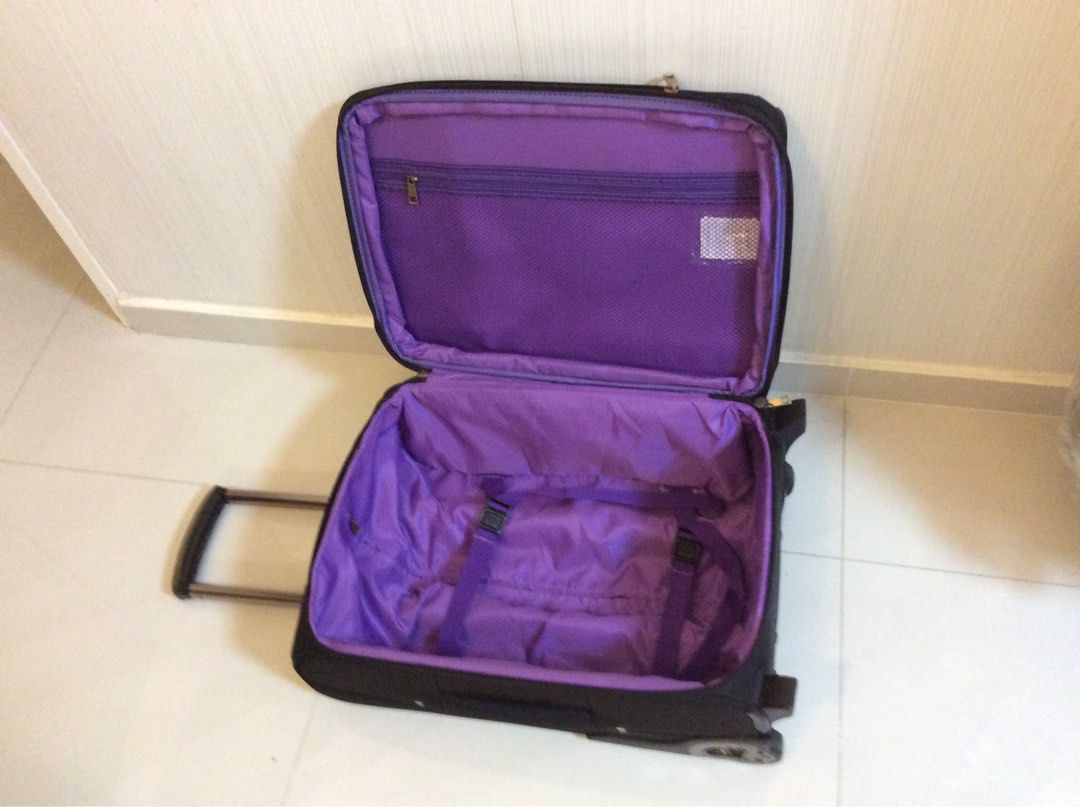 Retro cabin luggage trolley bag, Luxury, Bags & Wallets on Carousell