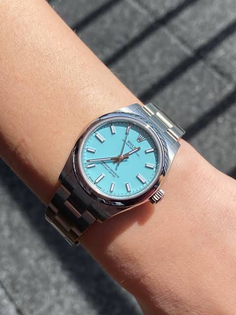 rolex 31mm tiffany ladies