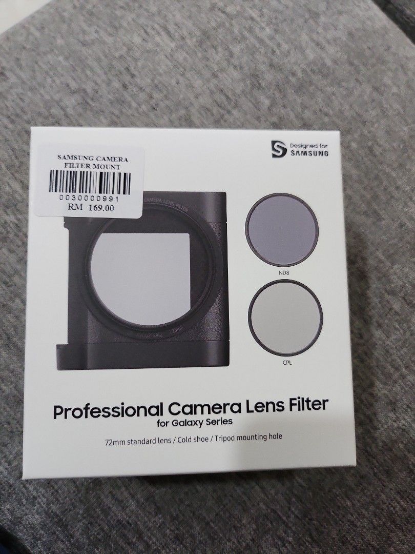 Samsung original professional camera lens filter (Original price RM169