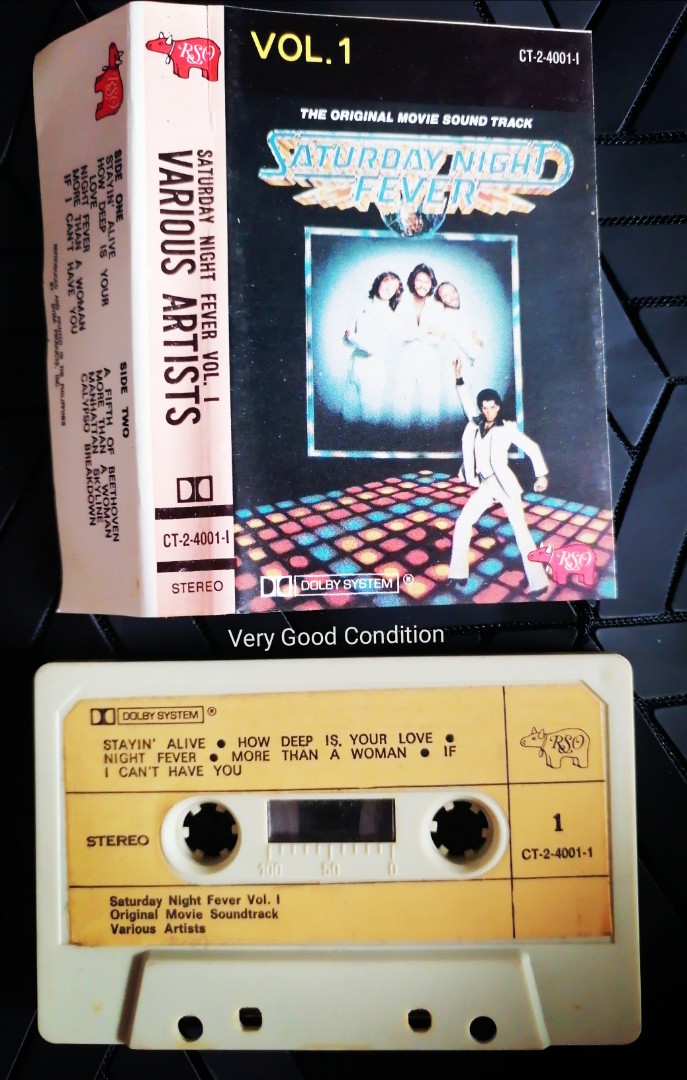 Saturday Night Fever Cassette Tape The Original Movie Soundtrack
