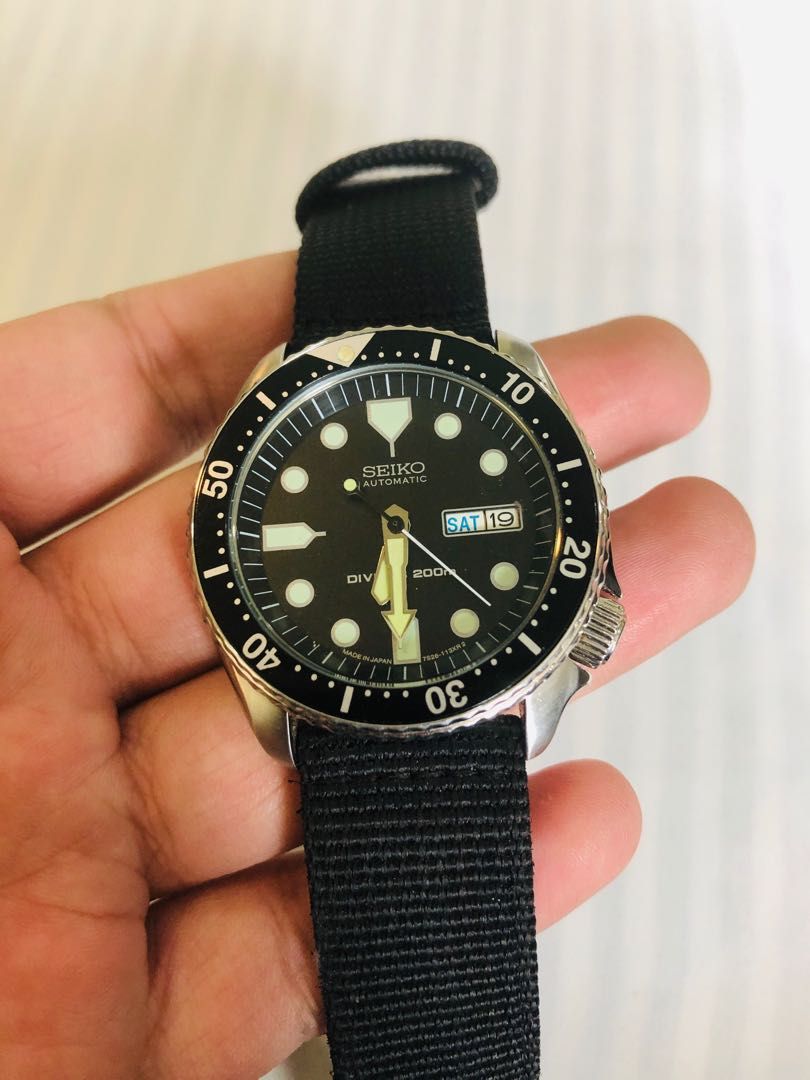 SEIKO Diver Automatic Watch with Day Date, Men's Fashion, Watches &  Accessories, Watches on Carousell