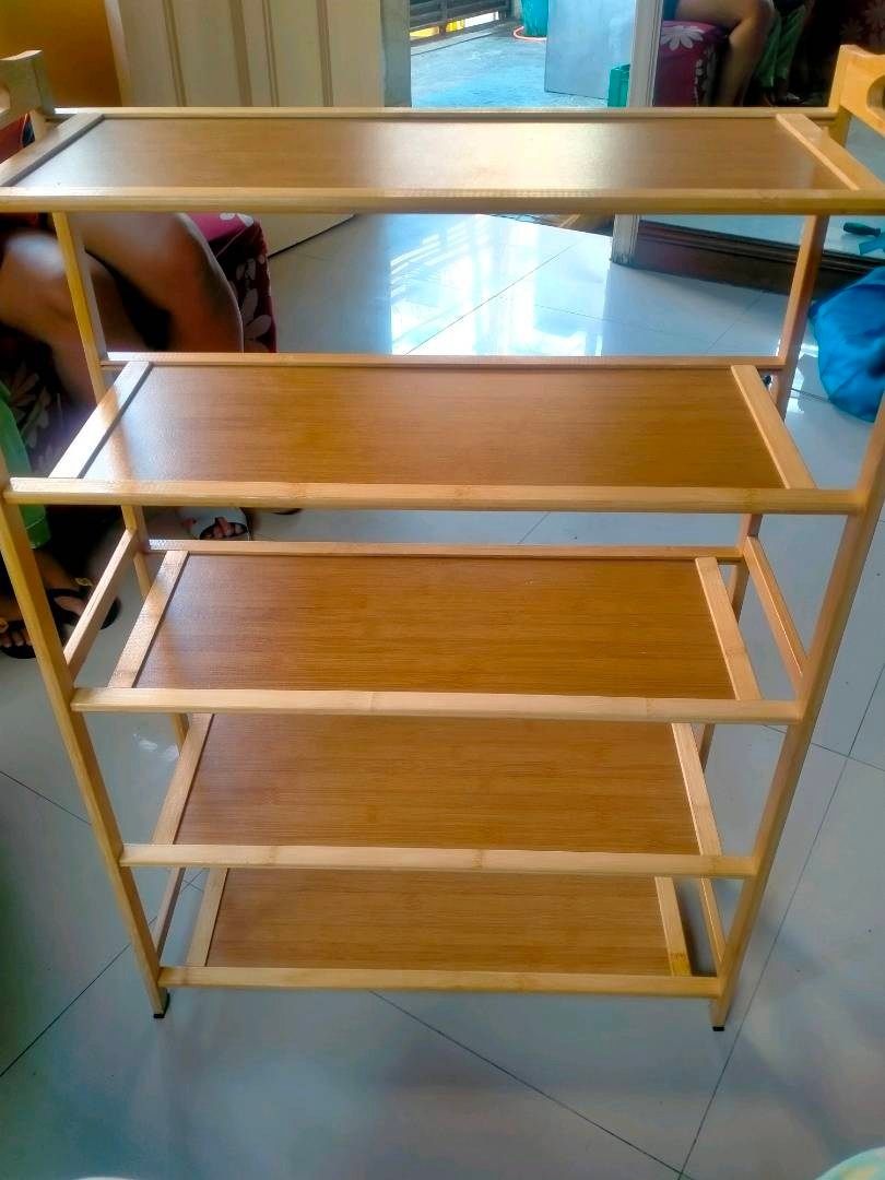 SHOE RACK, Wooden Shoe Rack, Display Rack, Storage rack, Wooden Shoe ...