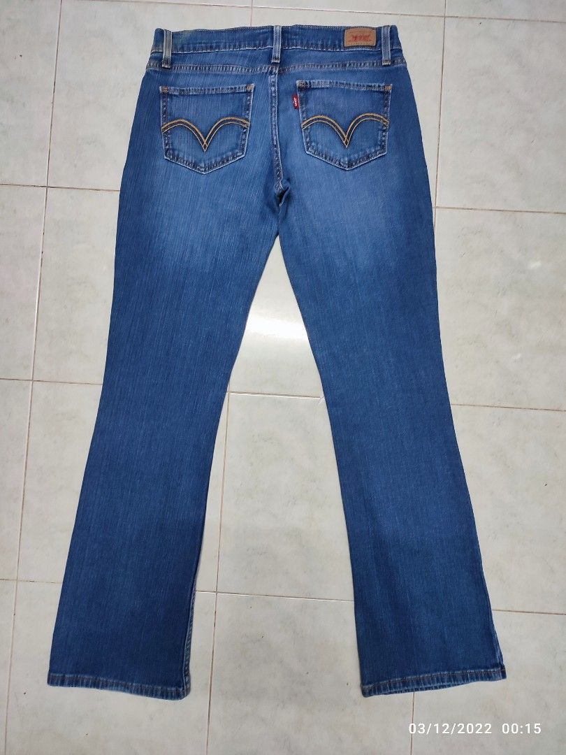 Size 31 levis 524 superlow boot, Women's Fashion, Bottoms, Jeans & Leggings  on Carousell