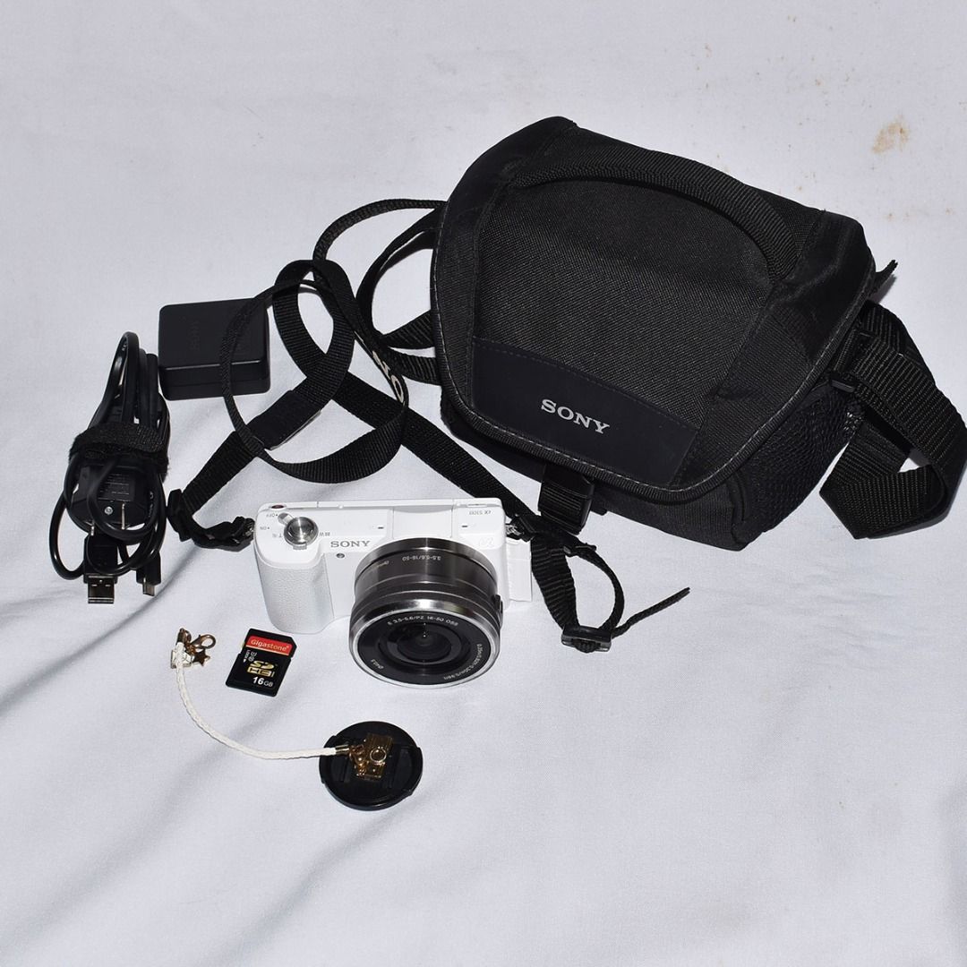 Sony mirrorless A5100 with 1650mm AF OSS lens (with Sony camera bag