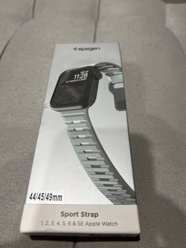 Spigen Apple Watch Strap - Moonlight Grey, Mobile Phones & Gadgets ...