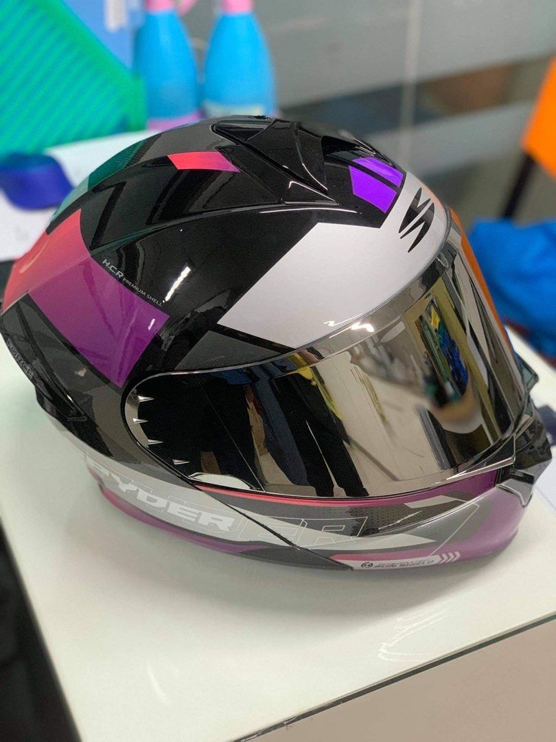 Spyder helmet top for female