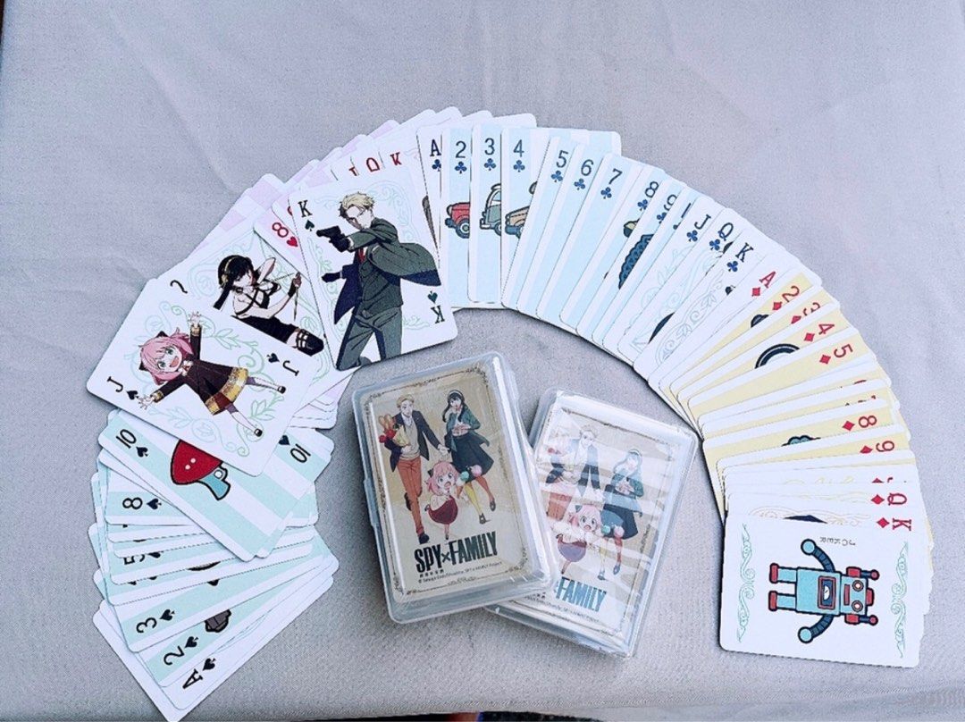 SPYxFAMILY poker cards, Hobbies & Toys, Memorabilia & Collectibles, Fan Merchandise on Carousell