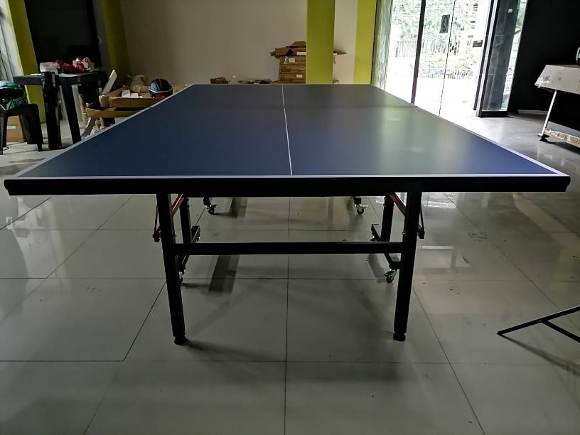 Standard Size Foldable Table Tennis with Wheels, Sports Equipment