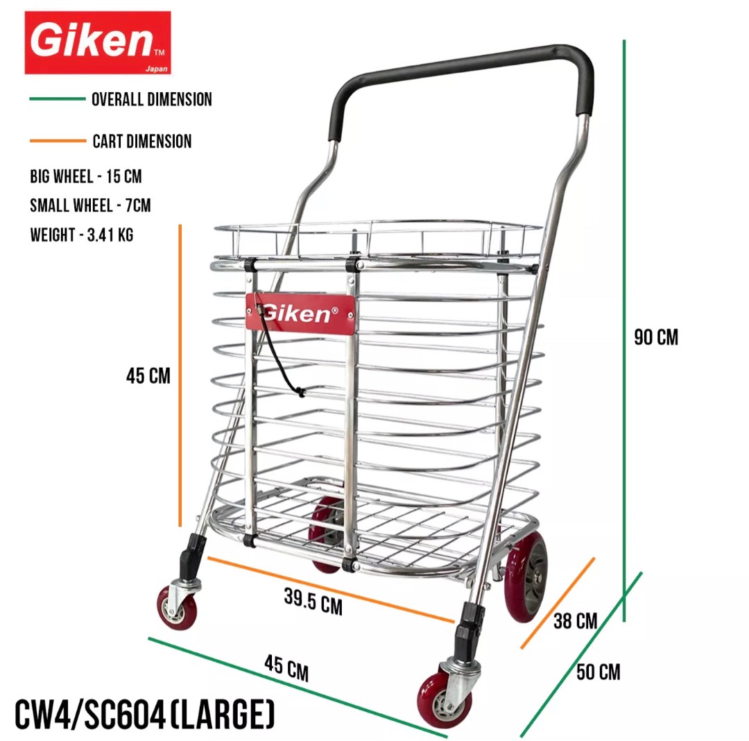 Supermarket Trolley Giken, Furniture & Home Living, Home Improvement
