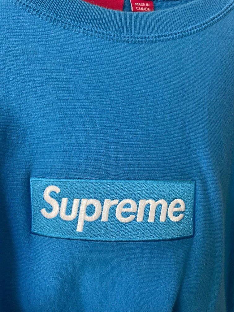 Supreme FW18 bogo crewneck Men s Fashion Tops Sets Hoodies on