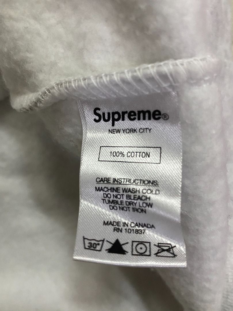 SUPREME HOODIE RN 101837 Size XL Carousell