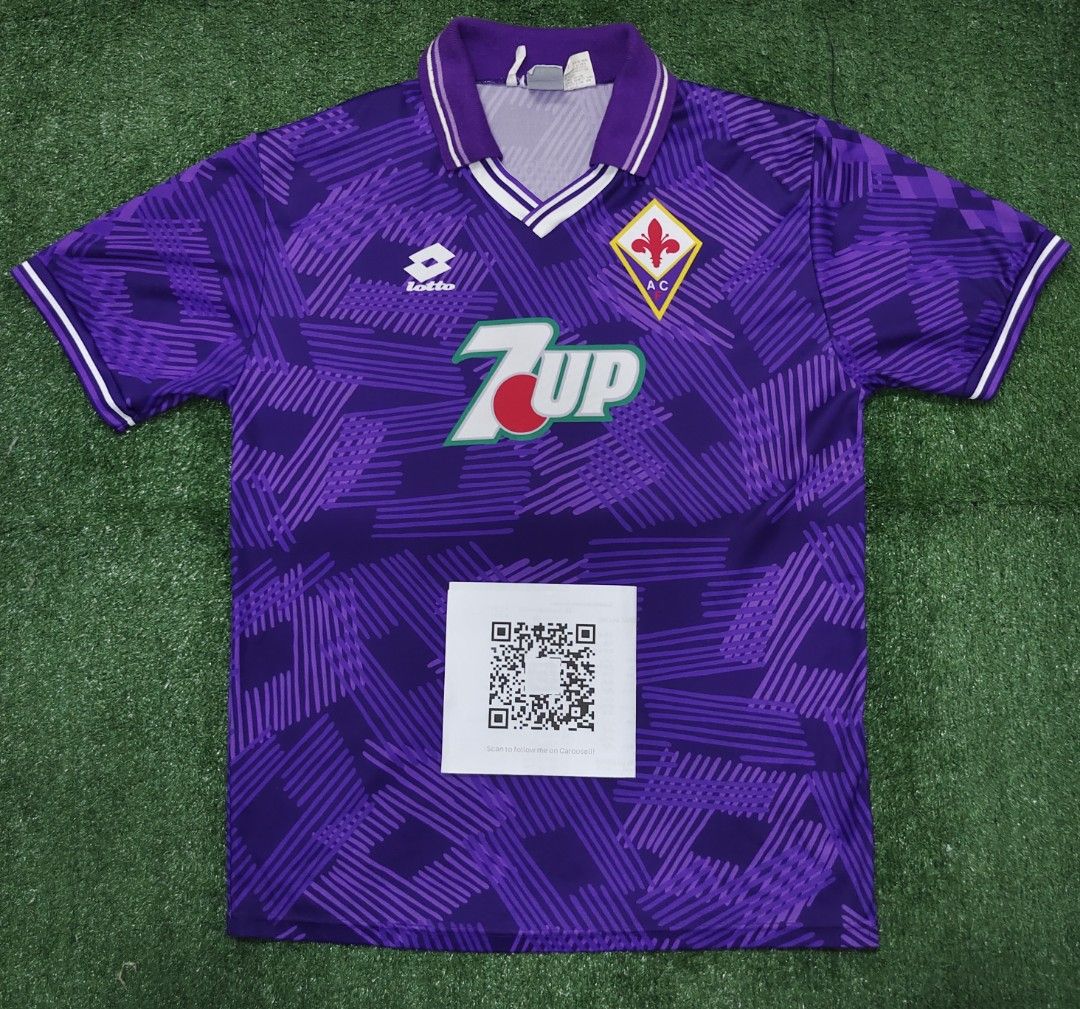 Swap only. Original Fiorentina jersey jersi 1992 / 1993, Sports Equipment,  Other Sports Equipment and Supplies on Carousell