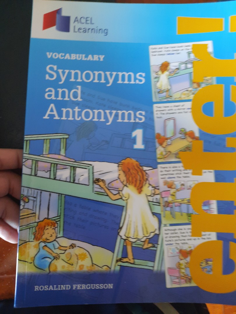 Synonyms and antonyms, Hobbies & Toys, Books & Magazines, Assessment