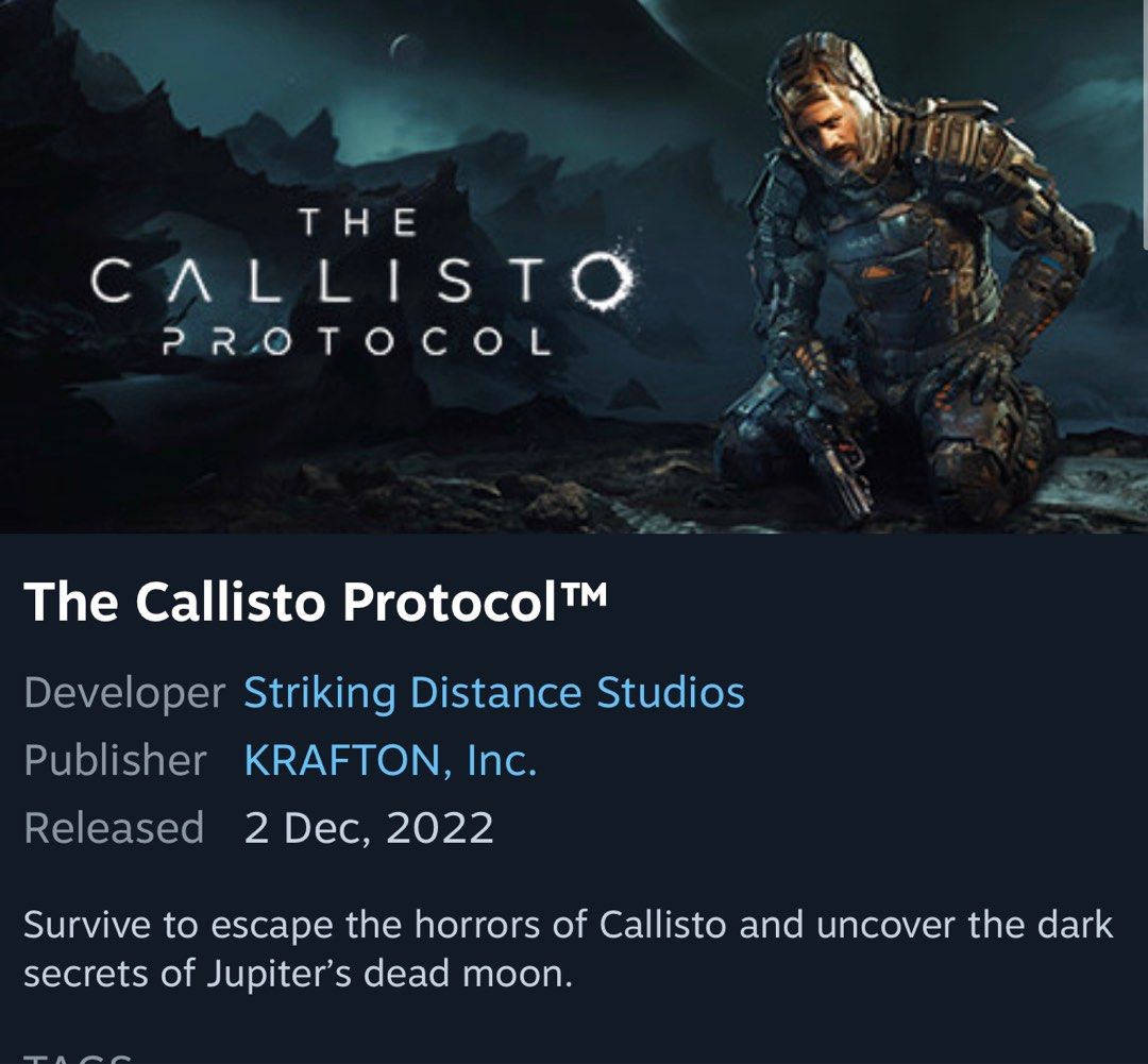 The Callisto Protocol™ on Steam