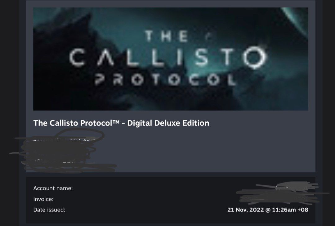 The Callisto Protocol Digital Deluxe Edition (PC Steam), Video Gaming ...