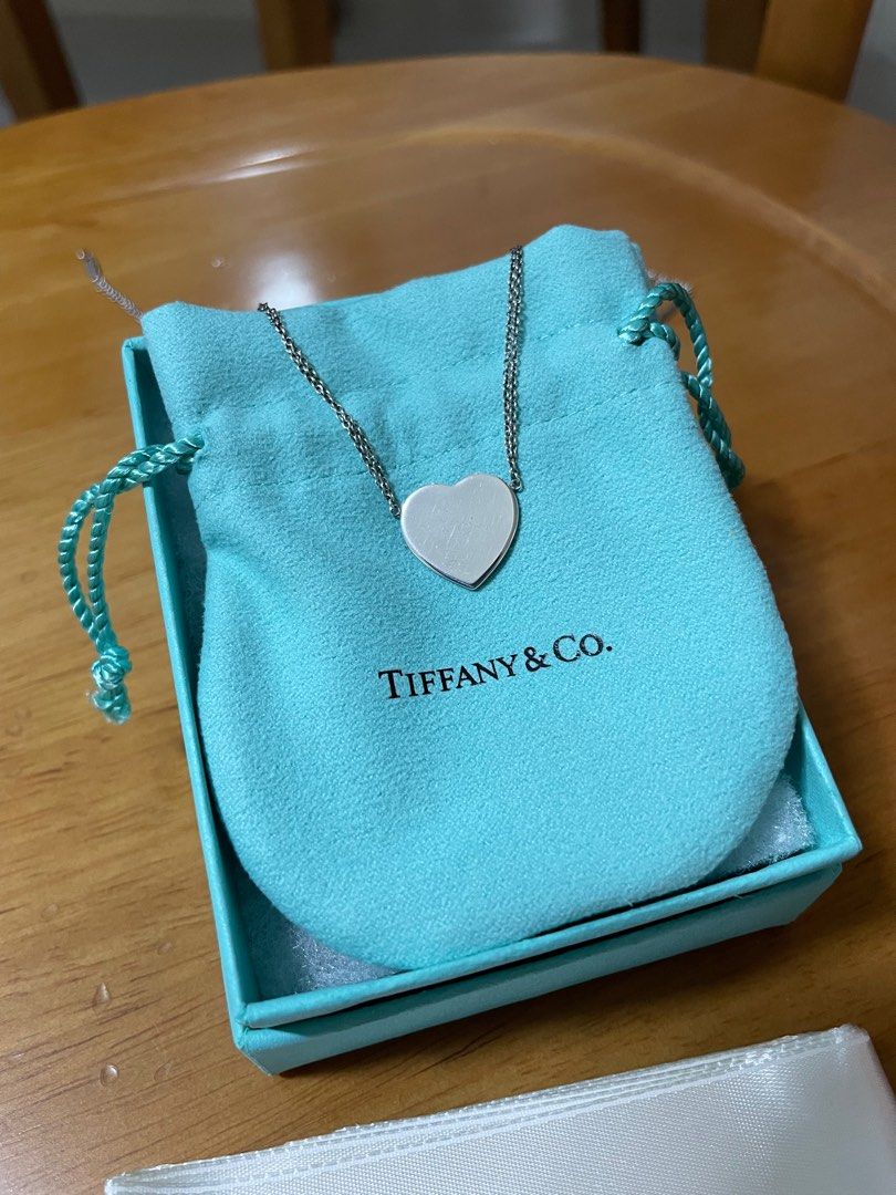 Tiffany & Co Return To Tiffany Heart Tag Double Chain Necklace, Women's