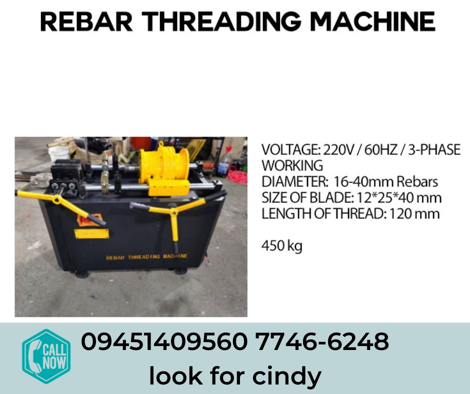 TITAN REBAR THREADING MACHINE, Commercial & Industrial, Construction ...