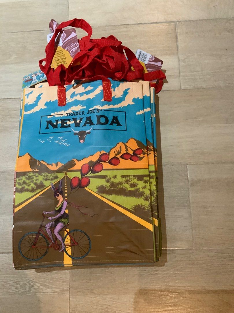 Trader Joe eco bags, Women's Fashion, Bags & Wallets, Tote Bags on