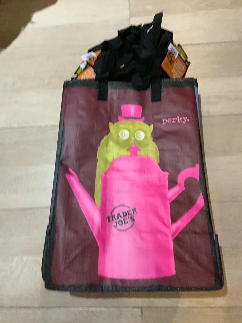 Trader Joe eco bags, Women's Fashion, Bags & Wallets, Tote Bags on