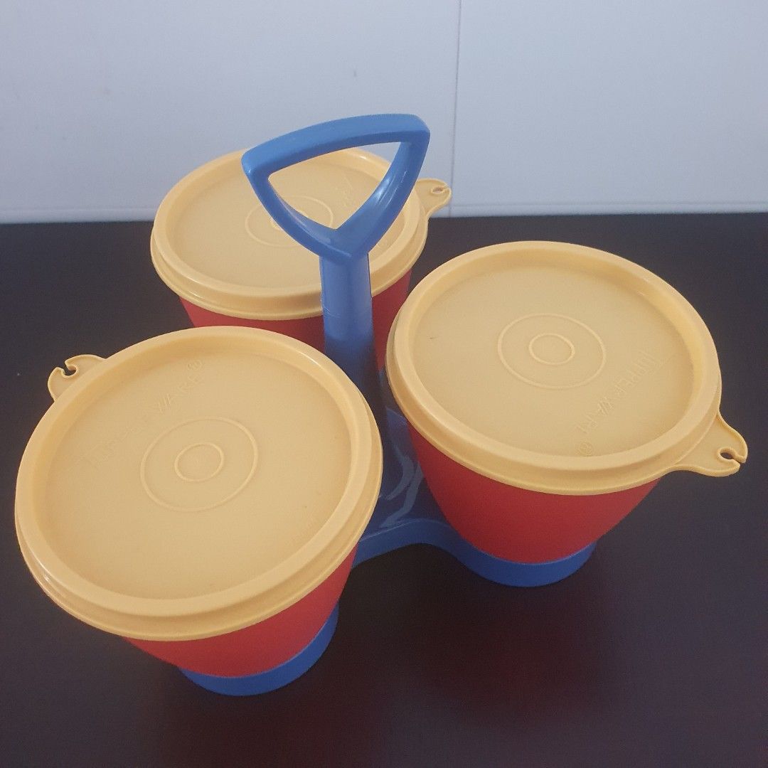 Tupperware Condiment Canister Set, Furniture & Home Living, Kitchenware