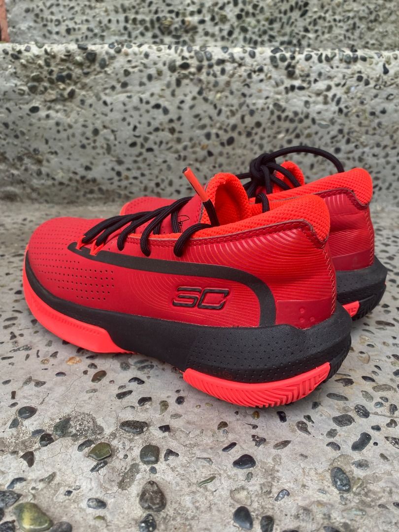 Under armour curry 3 red shop kids