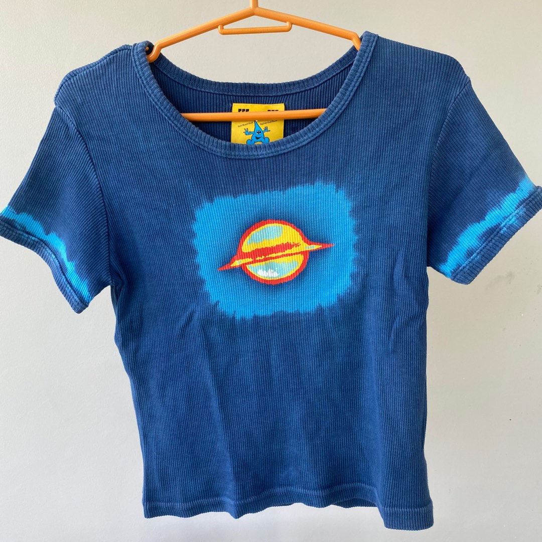 Unif saturn baby tee, Women's Fashion, Tops, Shirts on Carousell