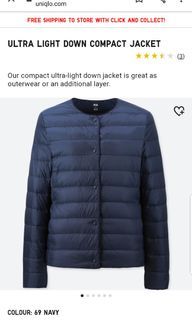 UNIQLO Ultra light down jacket