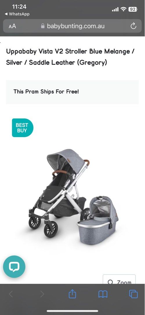 Uppababy vista shop 2020 baby bunting