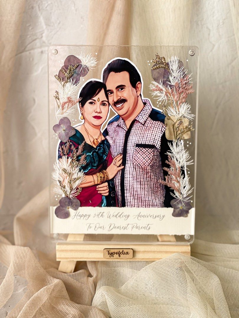 Personalized Couple Caricature : Gift/Send/Buy Home Decore Gifts Online  CA-00012 | egiftmart.com