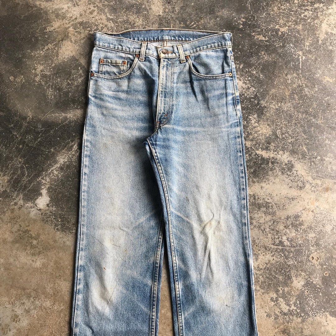 Vintage 90 s Levis 515 Straight Cutting Jeans Men s Fashion