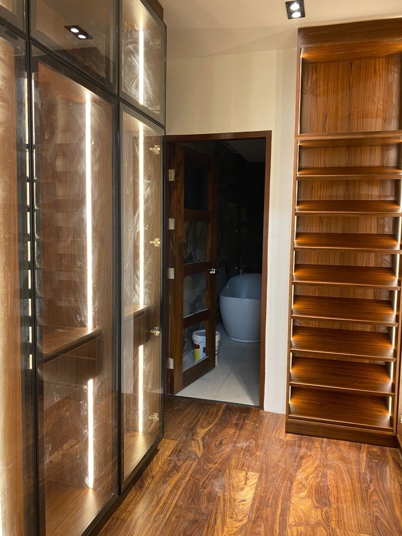 Walk in closet maker (Category: Shelves, Cabinets & Racks) located in San Juan City. Submitted by projectvanity (Listing ID 1200558586, Image 2). Description: Walk in closet Tv console Kitchen cabinet maker Direct fabricator Price depends on design dimensions and specifications We can do ocular on site .