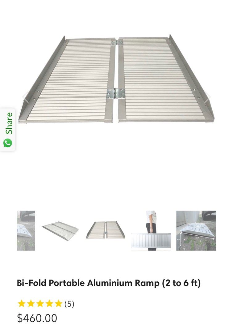 Ago Ramp Wheelchair Ramp, Health & Nutrition, Medical Supplies & Tools on Carousell