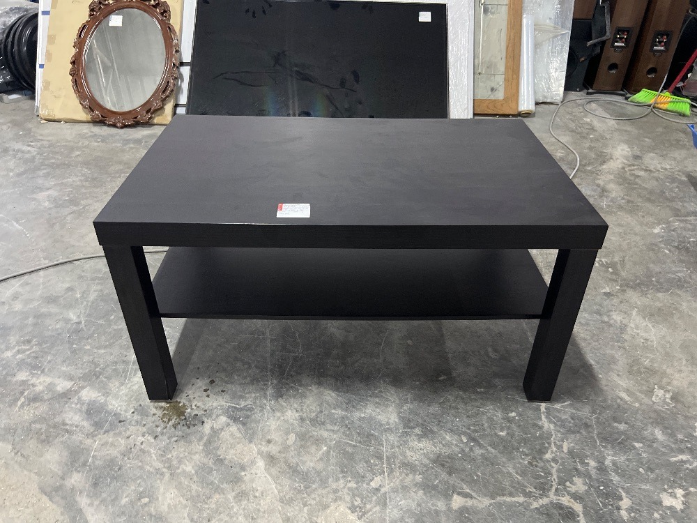 Wooden Coffee Table Black Colour / Meja Kopi Kayu Warna Hitam ...