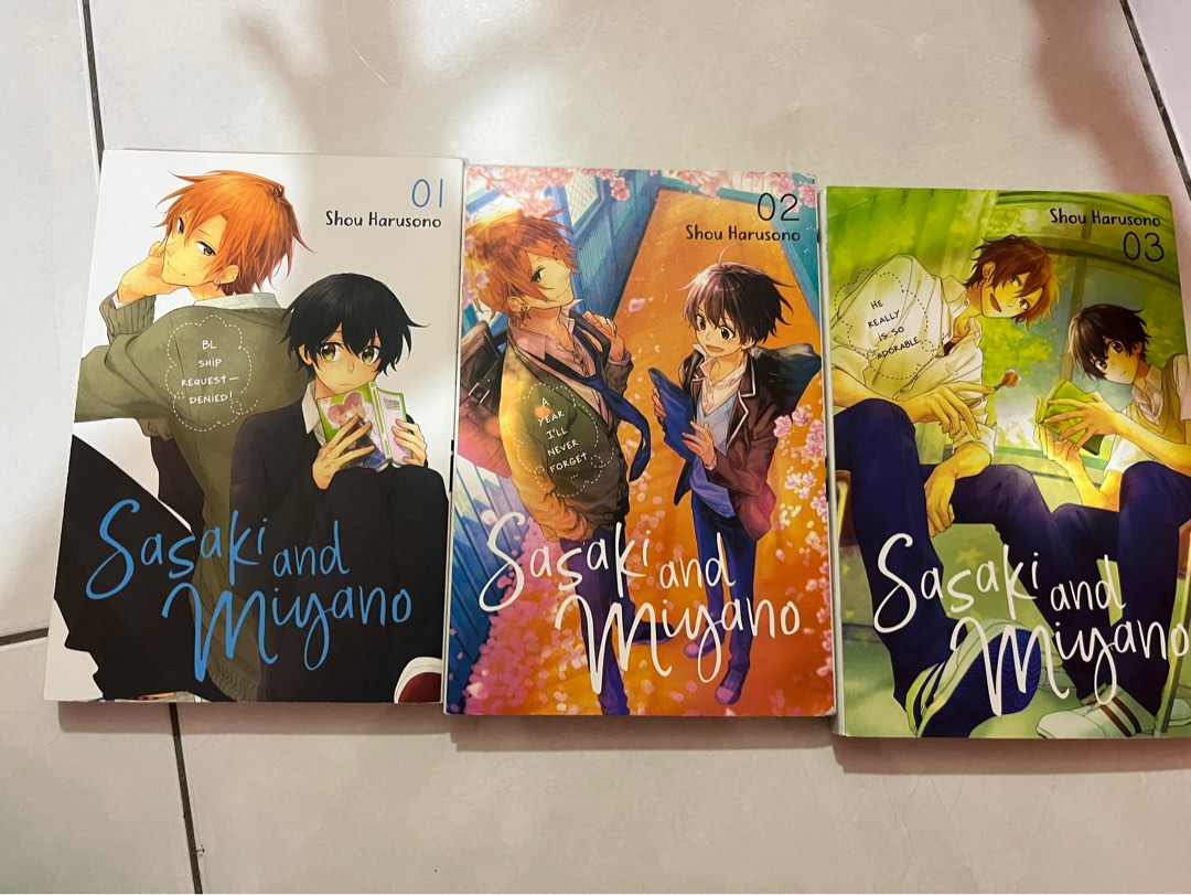 SASAKI AND MIYANO Vol.1-9 Latest Full set Japanese language Manga Comics BL