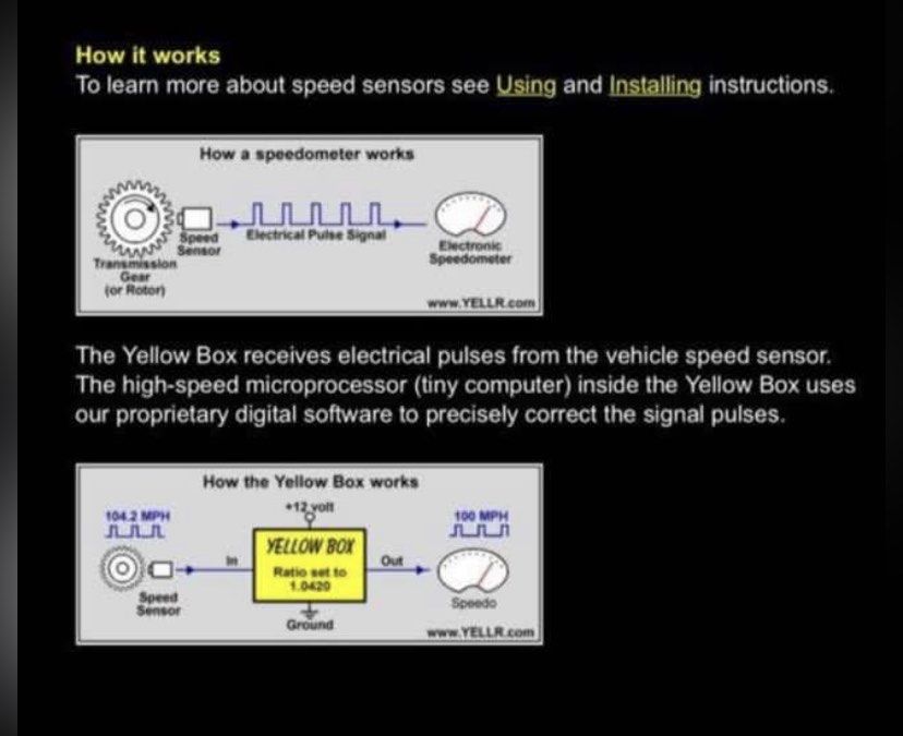 Yellow box speedo correction with harness, Car Accessories, Accessories