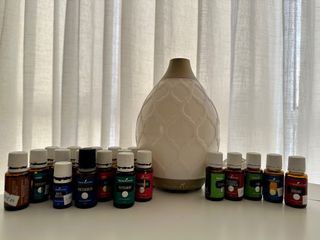 Young living diffuser and 21 bottle oils