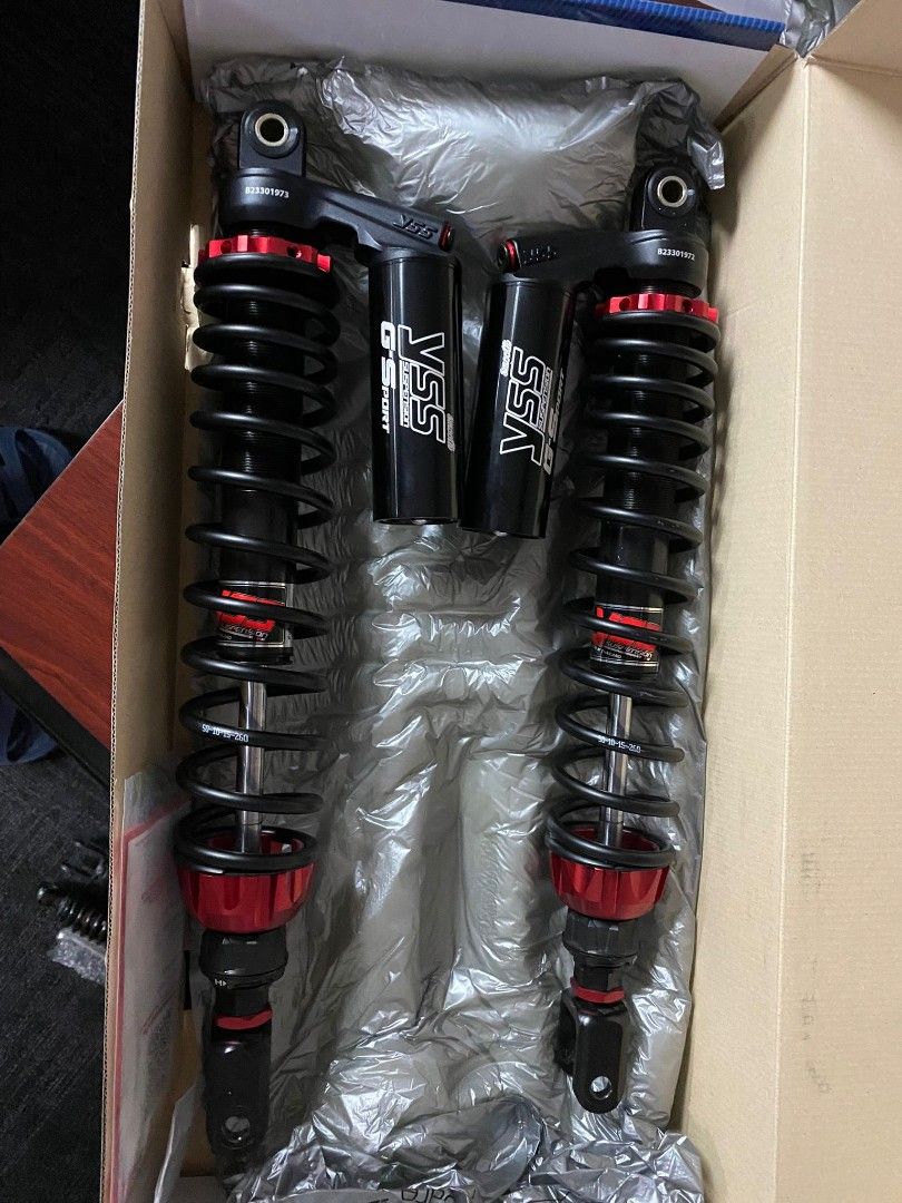 YSS Dual Rear Suspension G-Sport for Honda Forza 350, Motorcycles ...