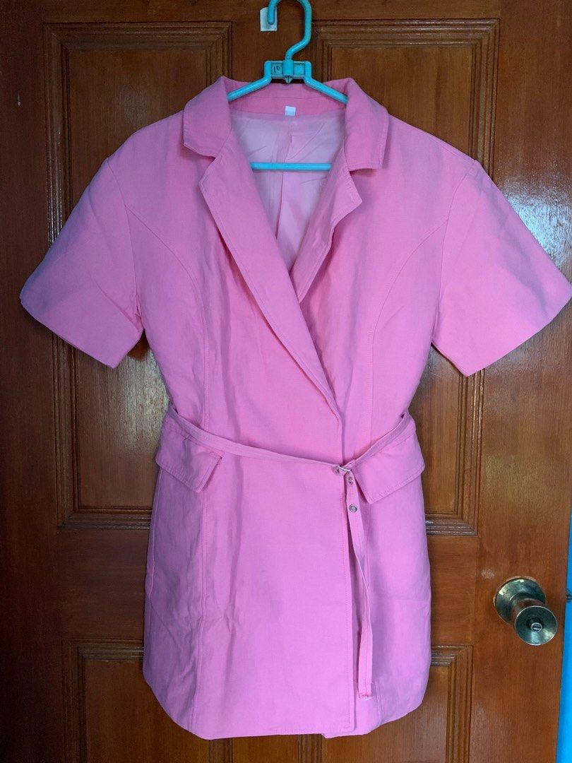 ZARA (ish) Pink Suit Dress, Women's Fashion, Dresses & Sets, Dresses on