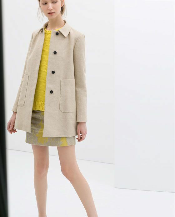 Zara Linen Combined Blazer, Women's Fashion, Coats, Jackets and