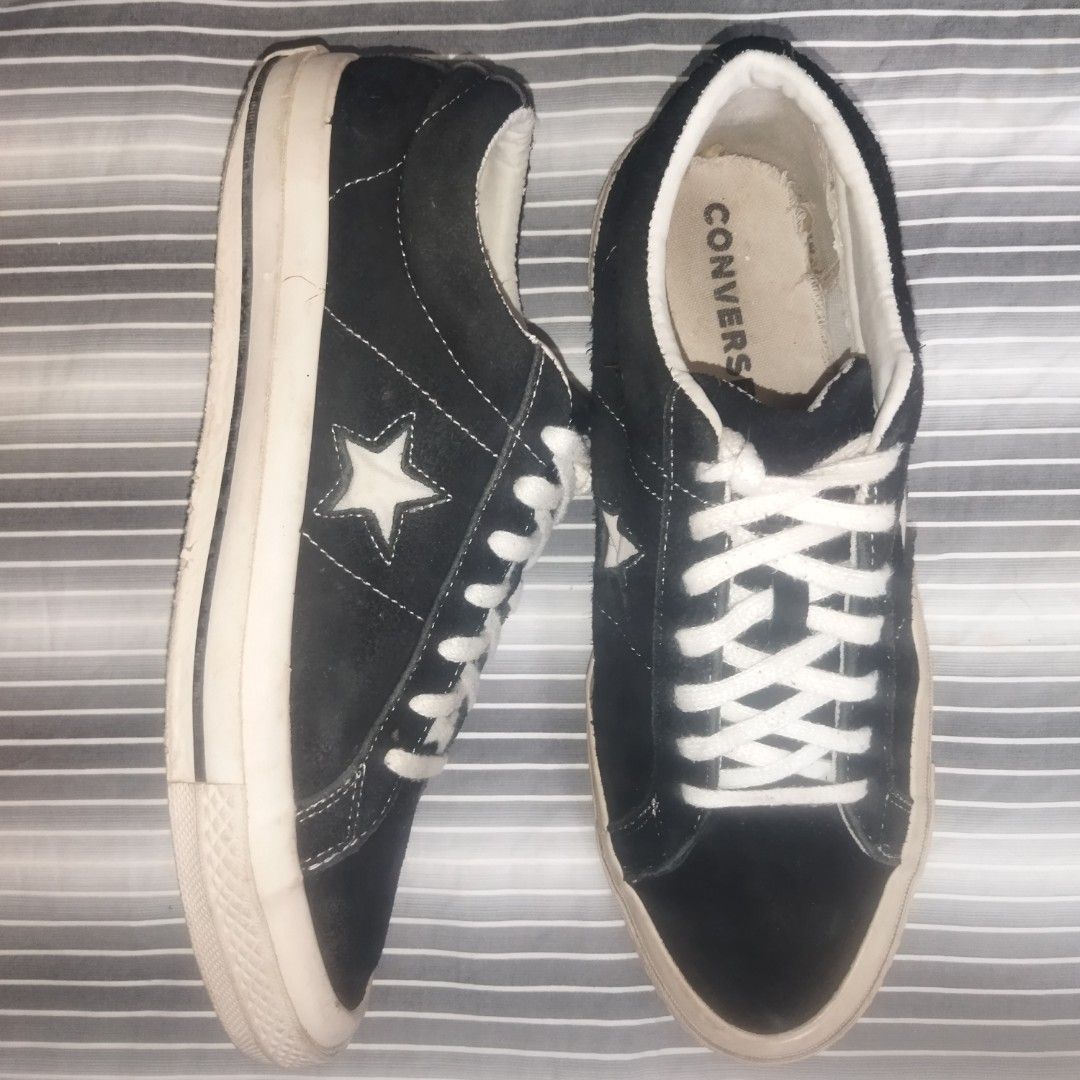 9.5uk CONVERSE One Star Low Cut Suede Leather Men s Fashion